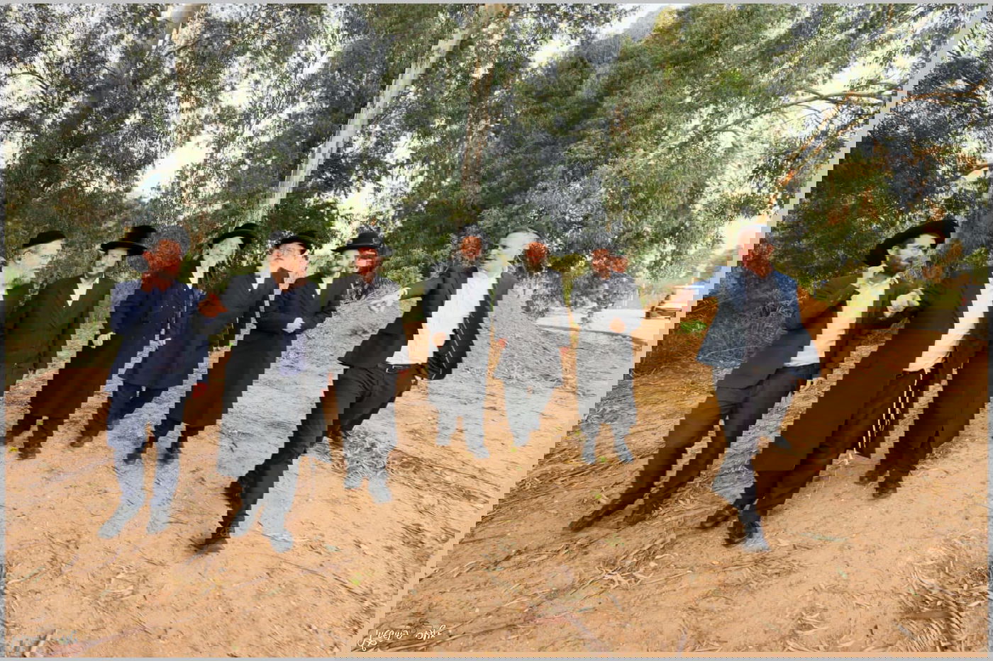 רבני בני ברק בסיור בפארק הענק בצפון העיר להקמת קו עירוב שבת