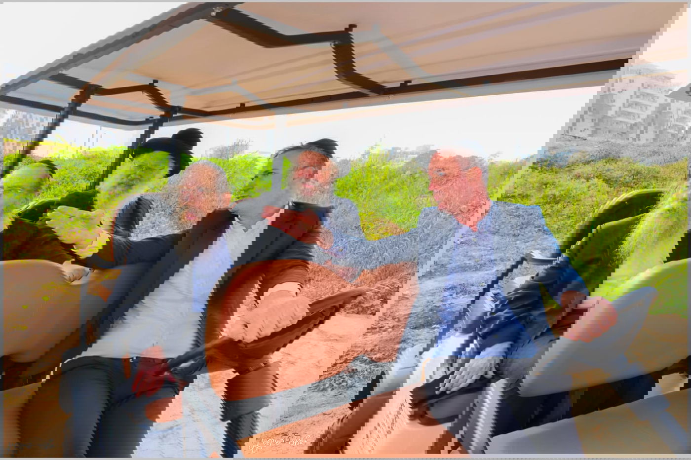 רבני בני ברק בסיור בפארק הענק בצפון העיר להקמת קו עירוב שבת