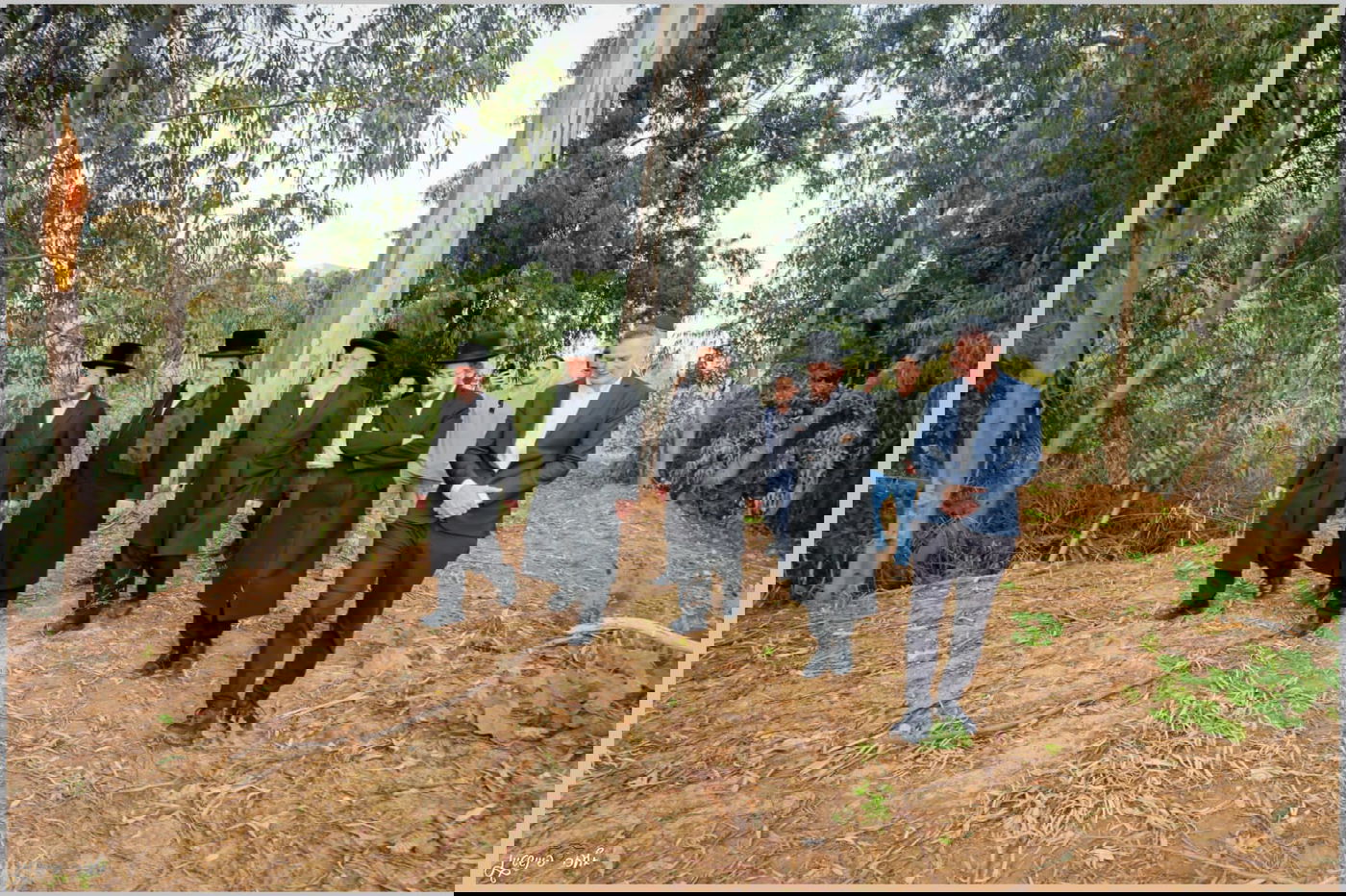 רבני בני ברק בסיור בפארק הענק בצפון העיר להקמת קו עירוב שבת