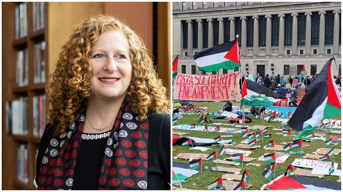 המחאות האנטישמיות באוניברסיטת קולומביה - הנשיאה החדה ג'ניפר מנוקין  