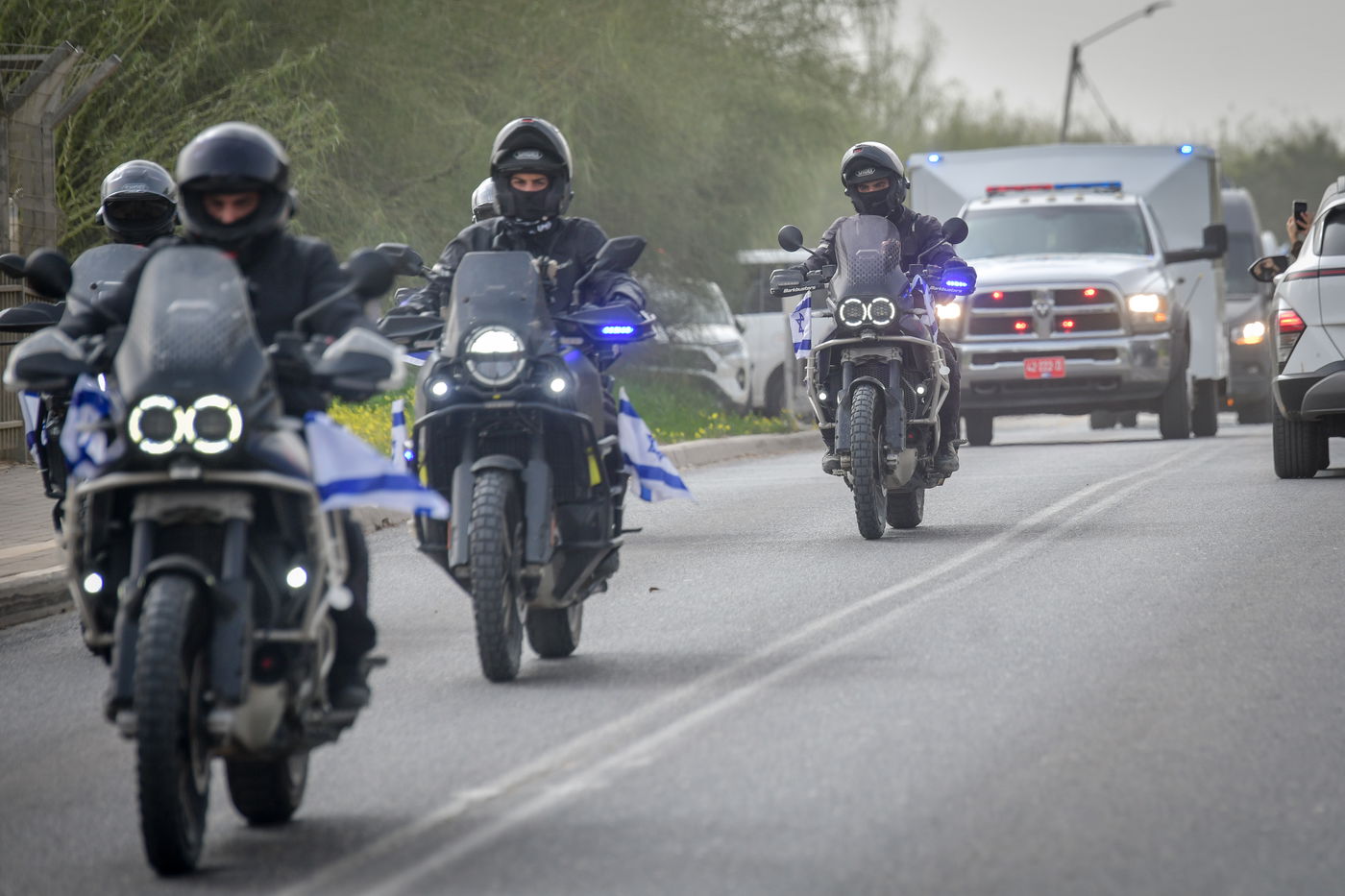 מסע ההלוויה של רס"ר רני גואילי ז"ל