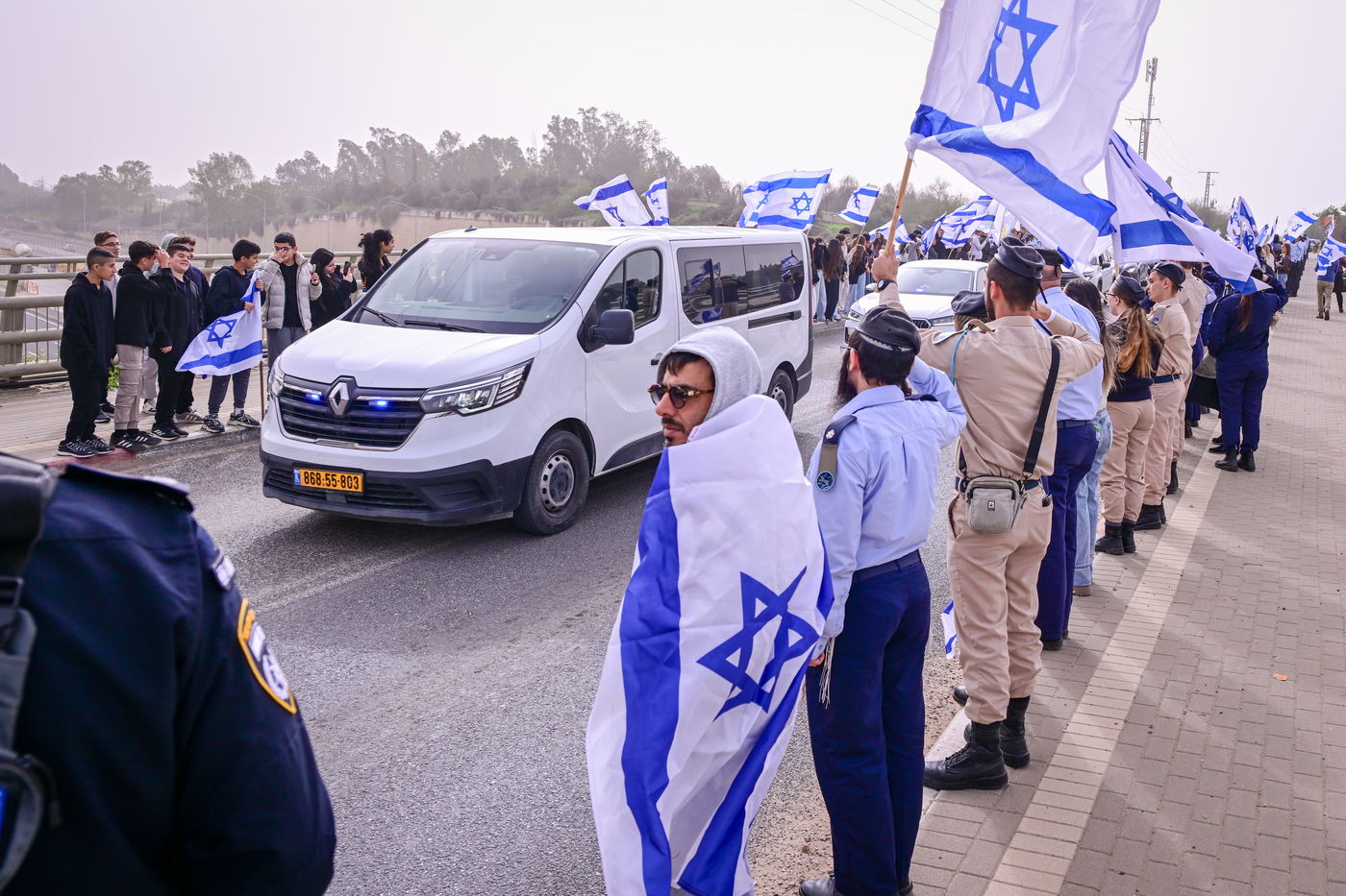 מסע ההלוויה של רס"ר רני גואילי ז"ל