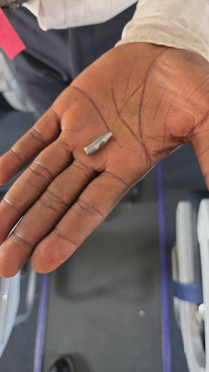 המטוס לאחר הירי