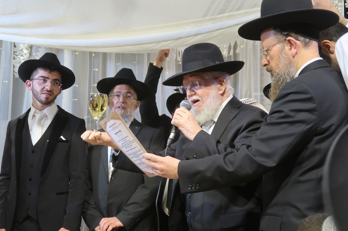 נישואי נכד הגאון רבי צמח מאזוז