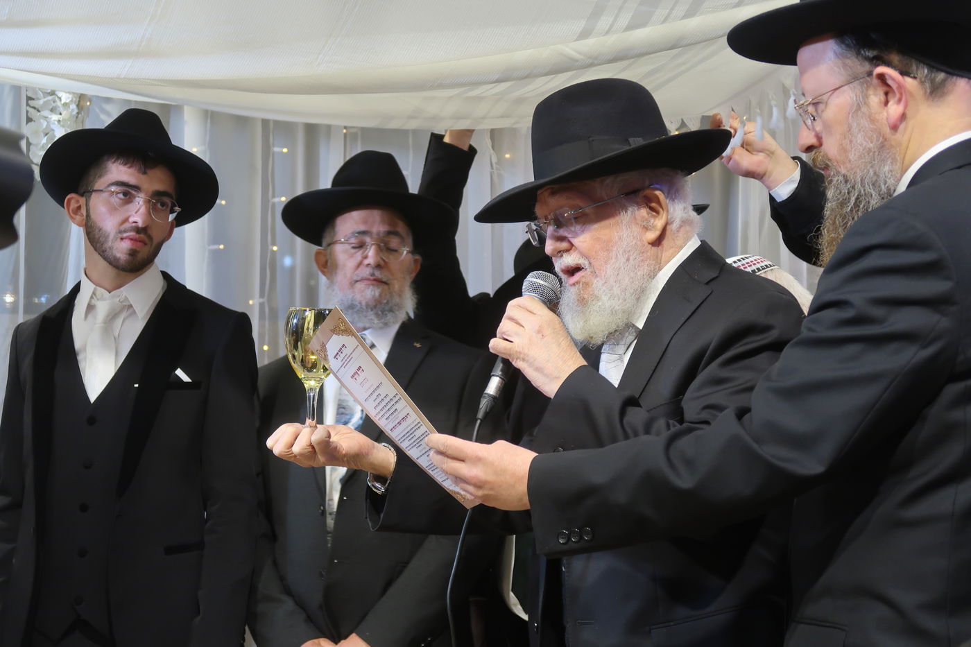 נישואי נכד הגאון רבי צמח מאזוז