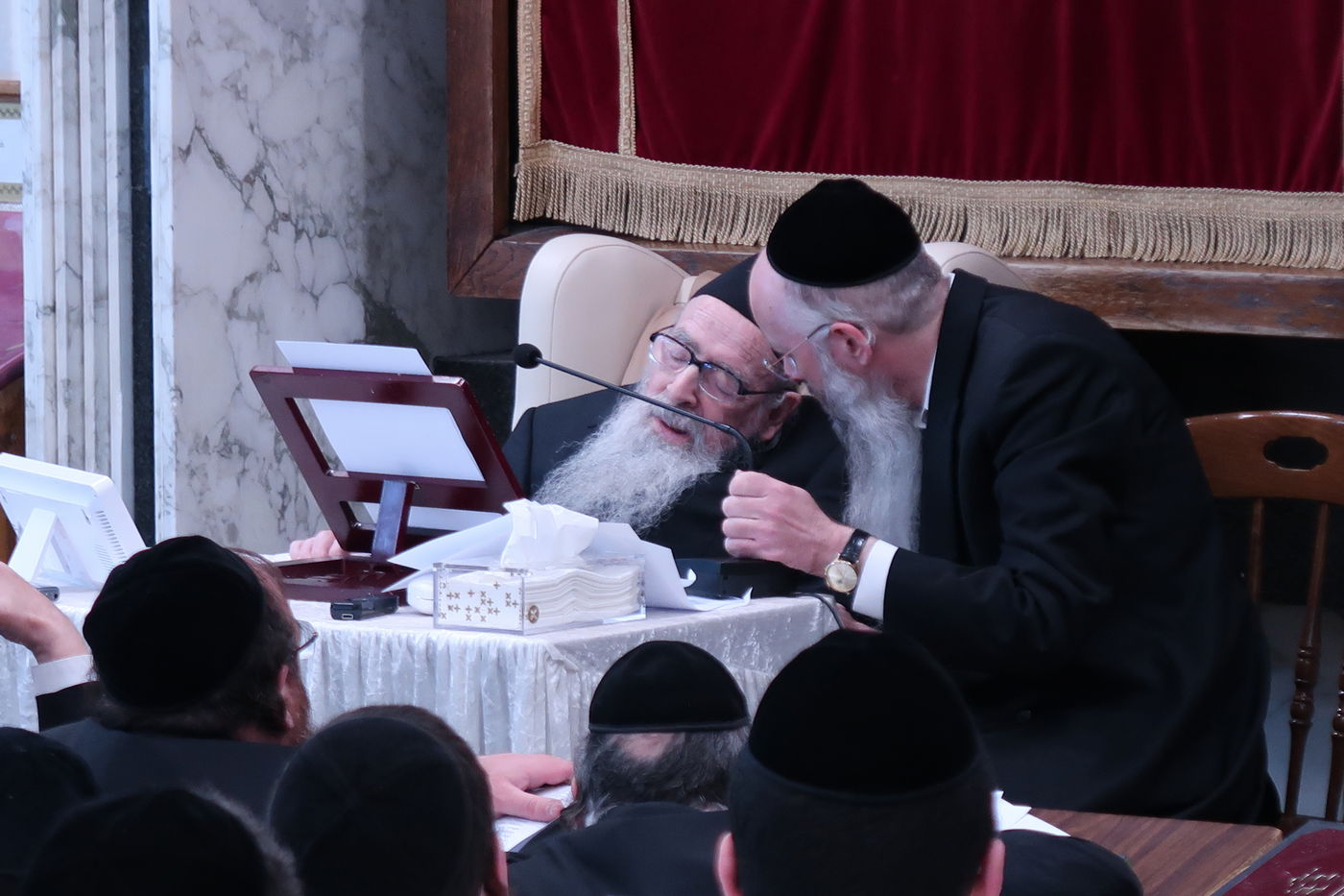 הגאון רבי יהודה עדס בישיבת 'קול יעקב'