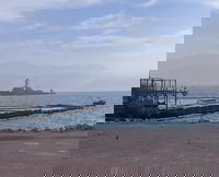 משחתת הטילים האמריקנית בנמל אילת