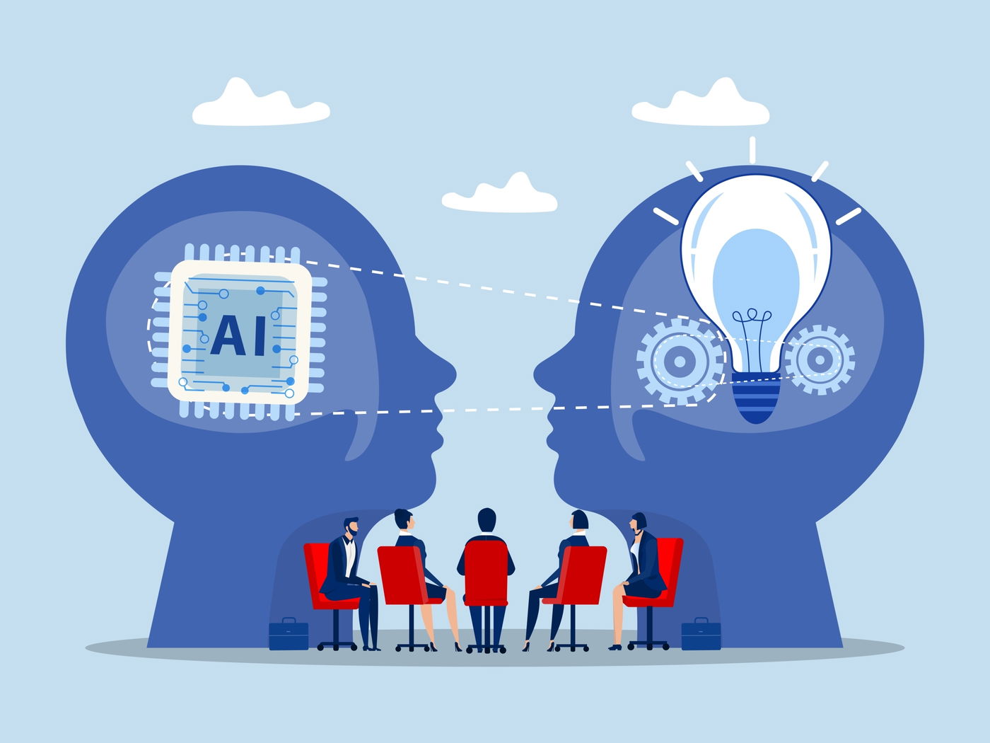 בינה מלאכותית וחשיבה אנושית