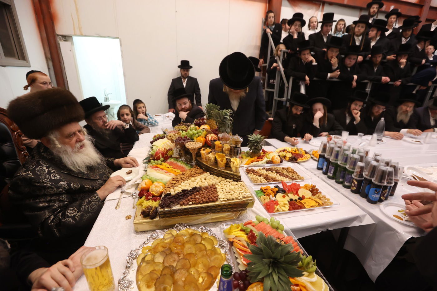 האדמו"ר מקאסוב ויז'ניץ בטיש ט"ו בשבט