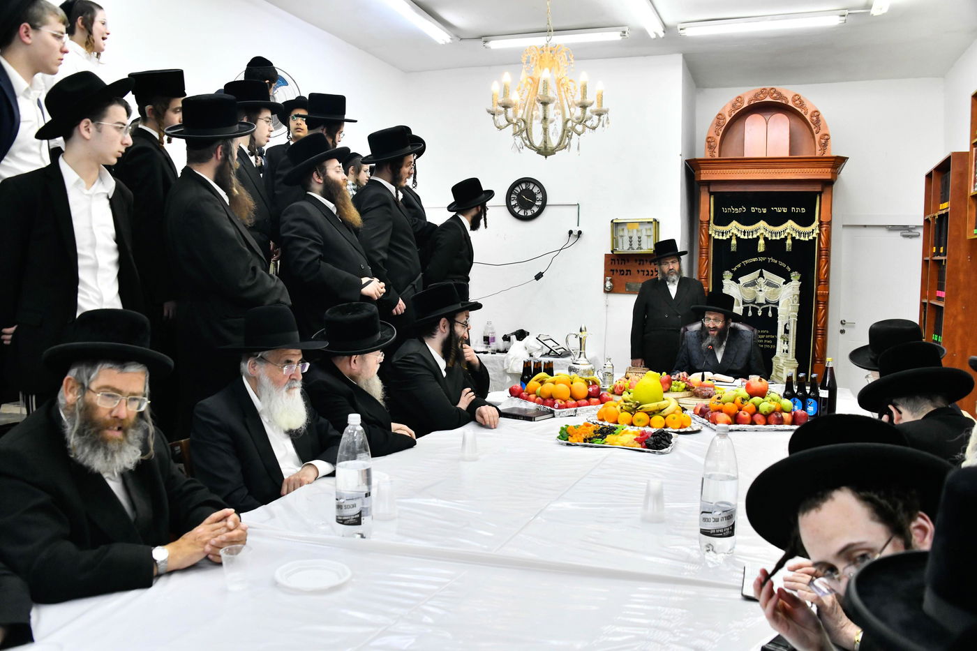 האדמו"ר מספינקא רמת אהרן בטיש ט"ו בשבט