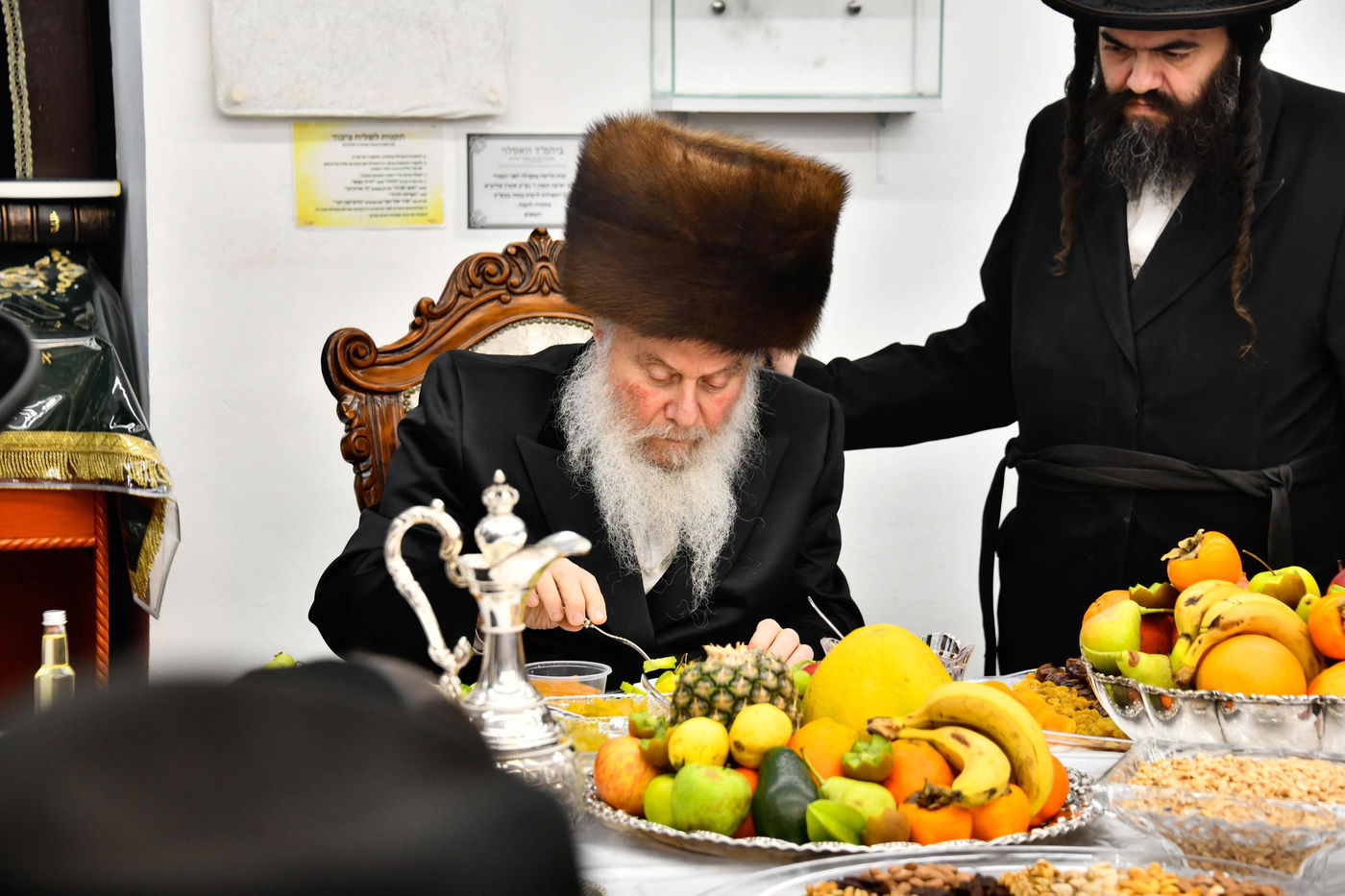 האדמו"ר מוואסלוי בטיש ט"ו בשבט