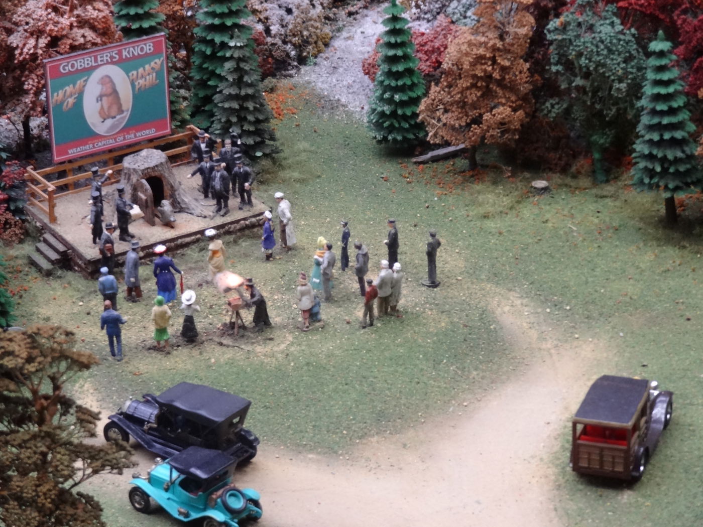 העתק מיניאטורי המסמל את הטקס המוזר