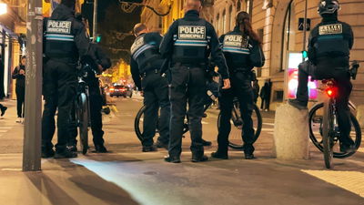 שוטרים בליון שבצרפת. אילוסטרציה