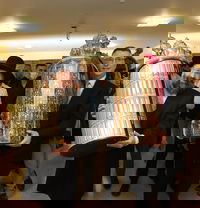 טקס קביעת מזוזה ופתיחת בית הכנסת הקבע של משרד החוץ