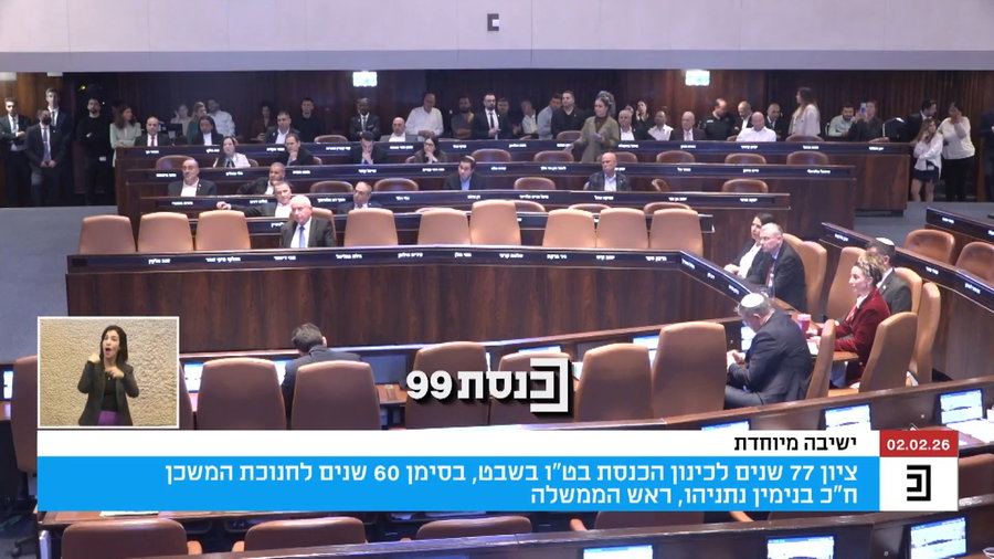 רה"מ נתיהו במליאה