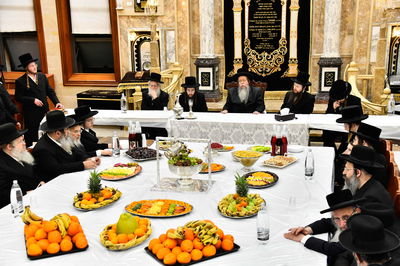 האדמו"ר משבט הלוי בטיש ט"ו בשבט