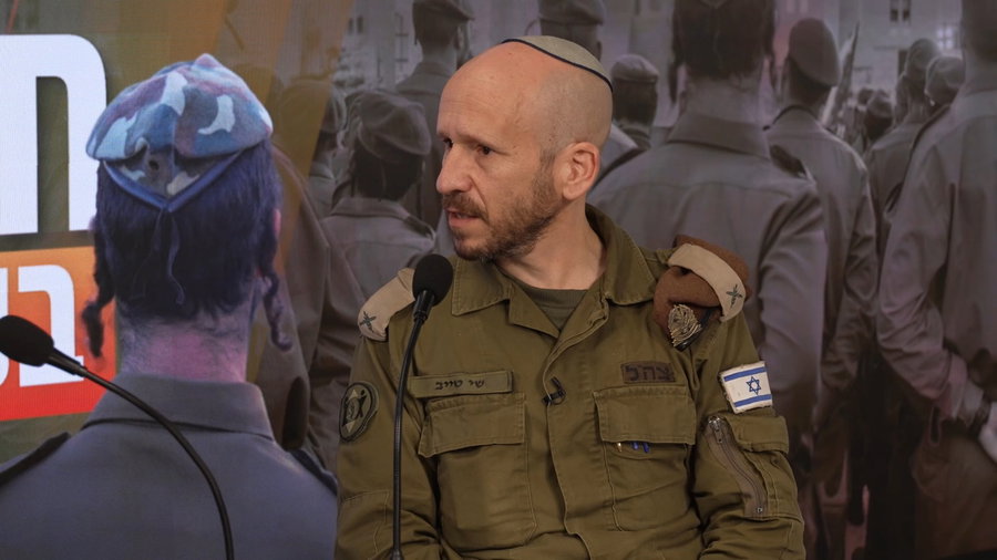למה צה"ל שינה דיסקט בכל מה שקשור לגיוס חרדים? תא"ל שי טייב, ראש חטיבת התכנון ומנהל כוח האדם בצה"ל, מגיע ל"חרדים בקו האש"