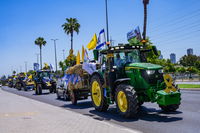 שיירת טרקטורים, אילוסטרציה