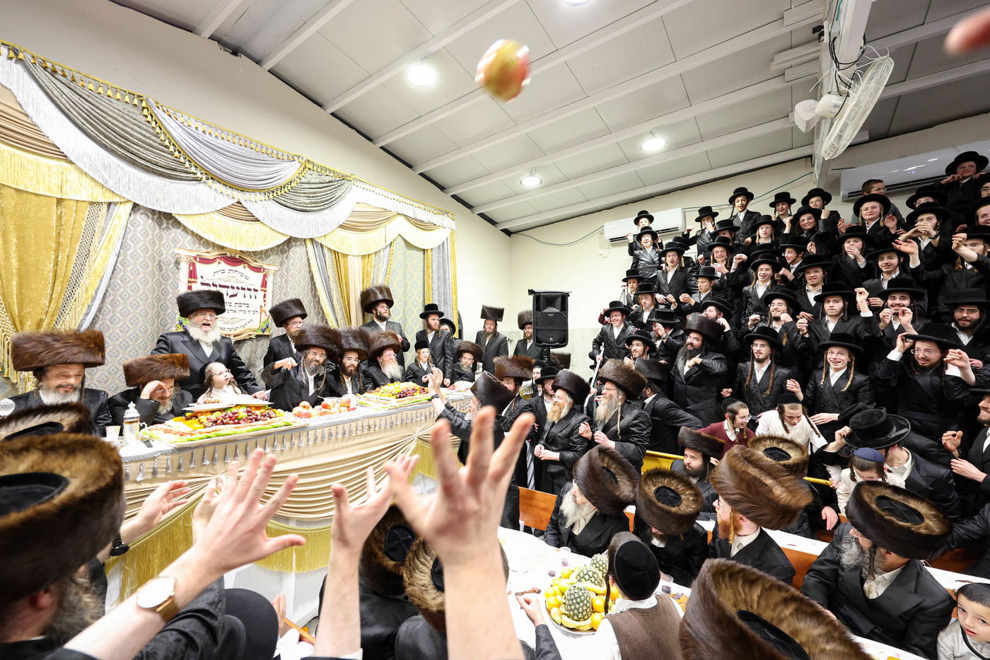 שבע ברכות בשילוב טיש ט"ו בשבט בזוועהיל