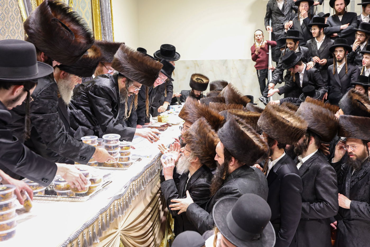 שבע ברכות בשילוב טיש ט"ו בשבט בזוועהיל