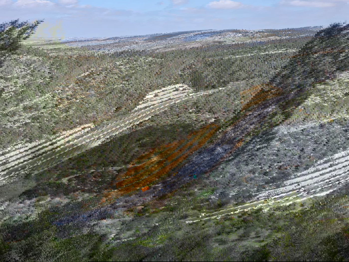 החסימות בכביש 1