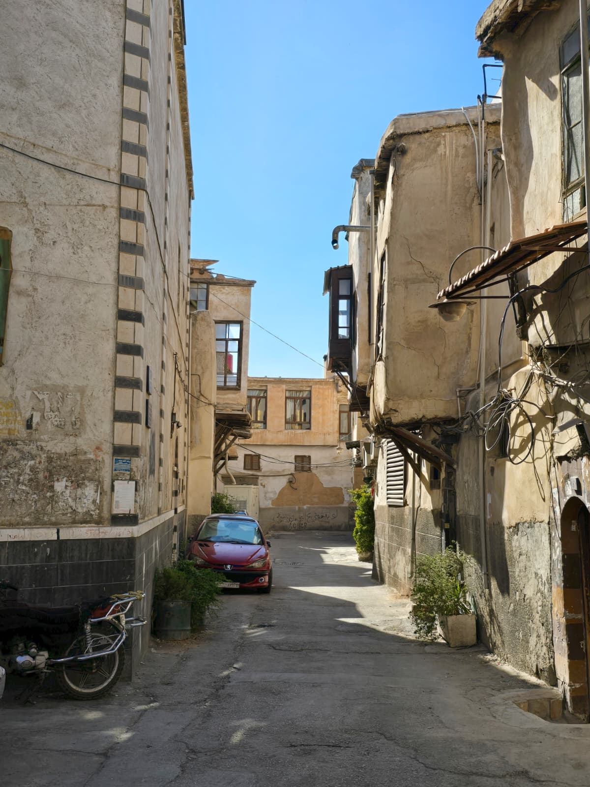 סמטאות הרובע היהודי בדמשק