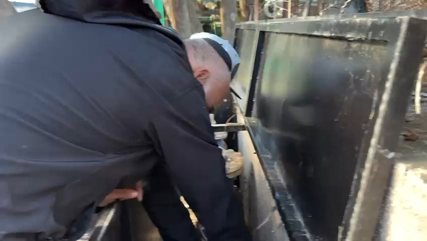 ניתוק המים במשרדי אונר"א בירושלים