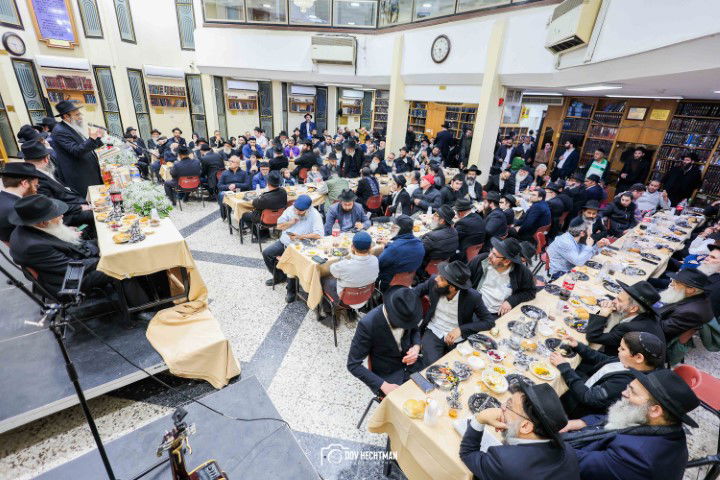 הרבנים הציגו אחדות: מעמד סיום הרמב"ם עם קהל המונים ברחובות