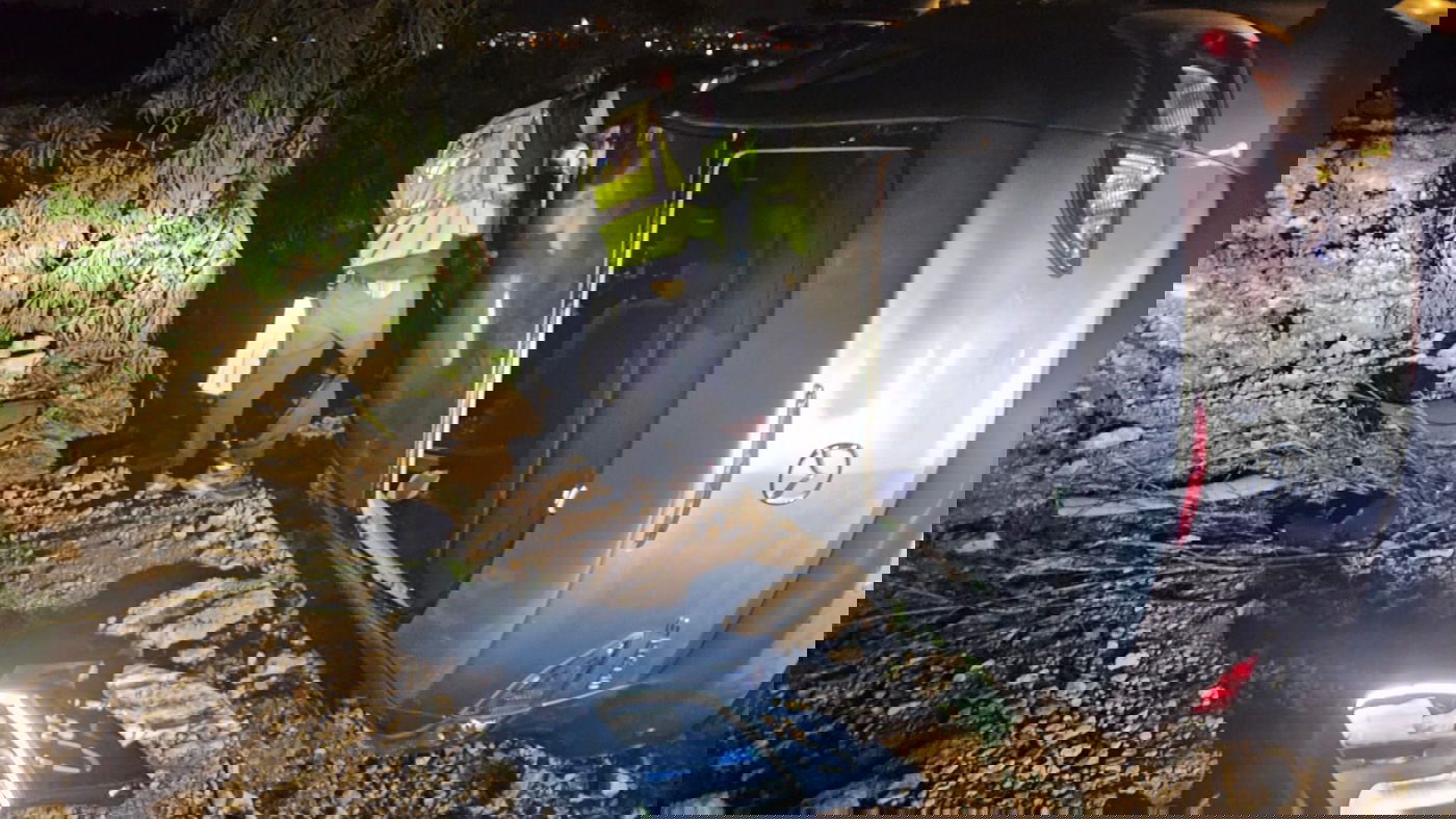 זירת התאונה