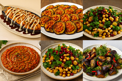 5 סלטי חצילים שיחסלו לכם את החלה