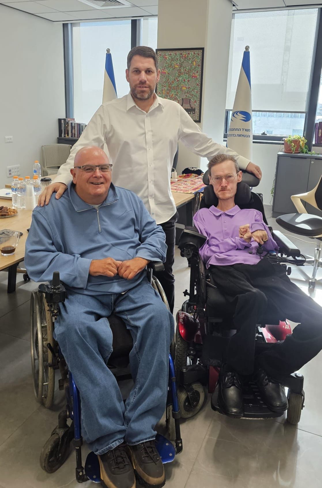 פגישת ראשי ארגוני הנכים עם מנכ"ל משרד התחבורה