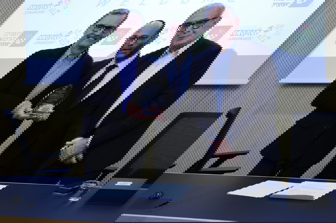 פרופ' לורנס לנקה והנהלת ענף האורתופדיה בישראל בכנס מקצועי משותף