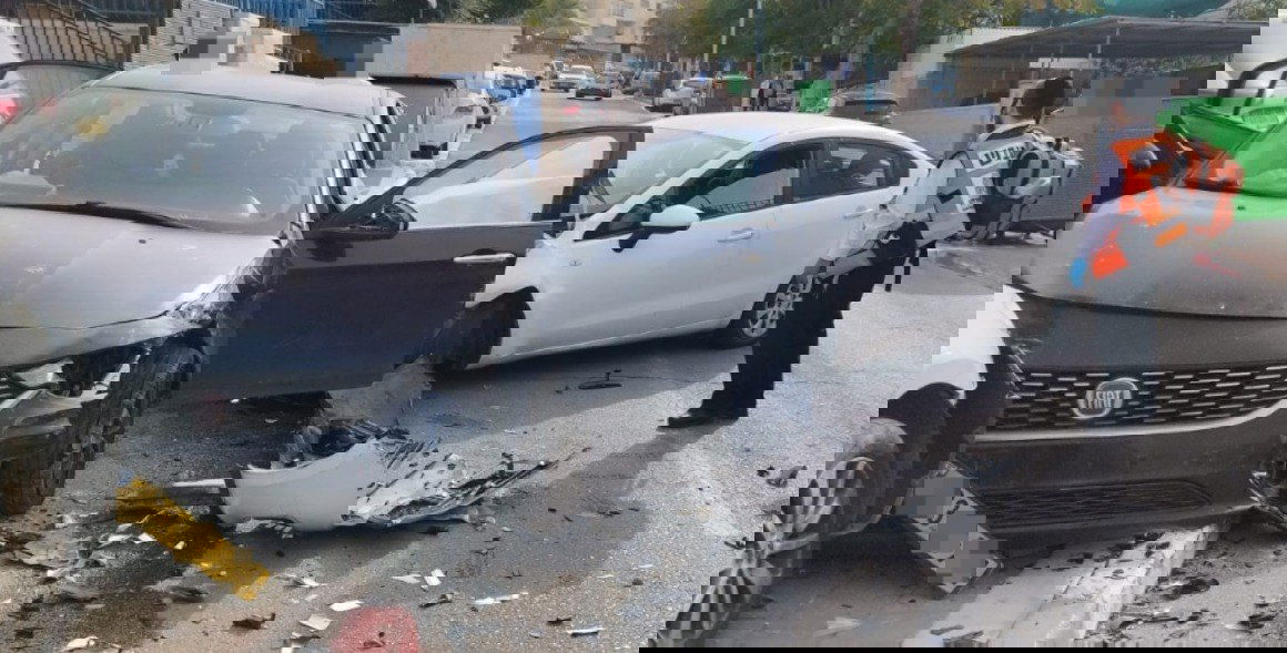 זירת התאונה באלעד