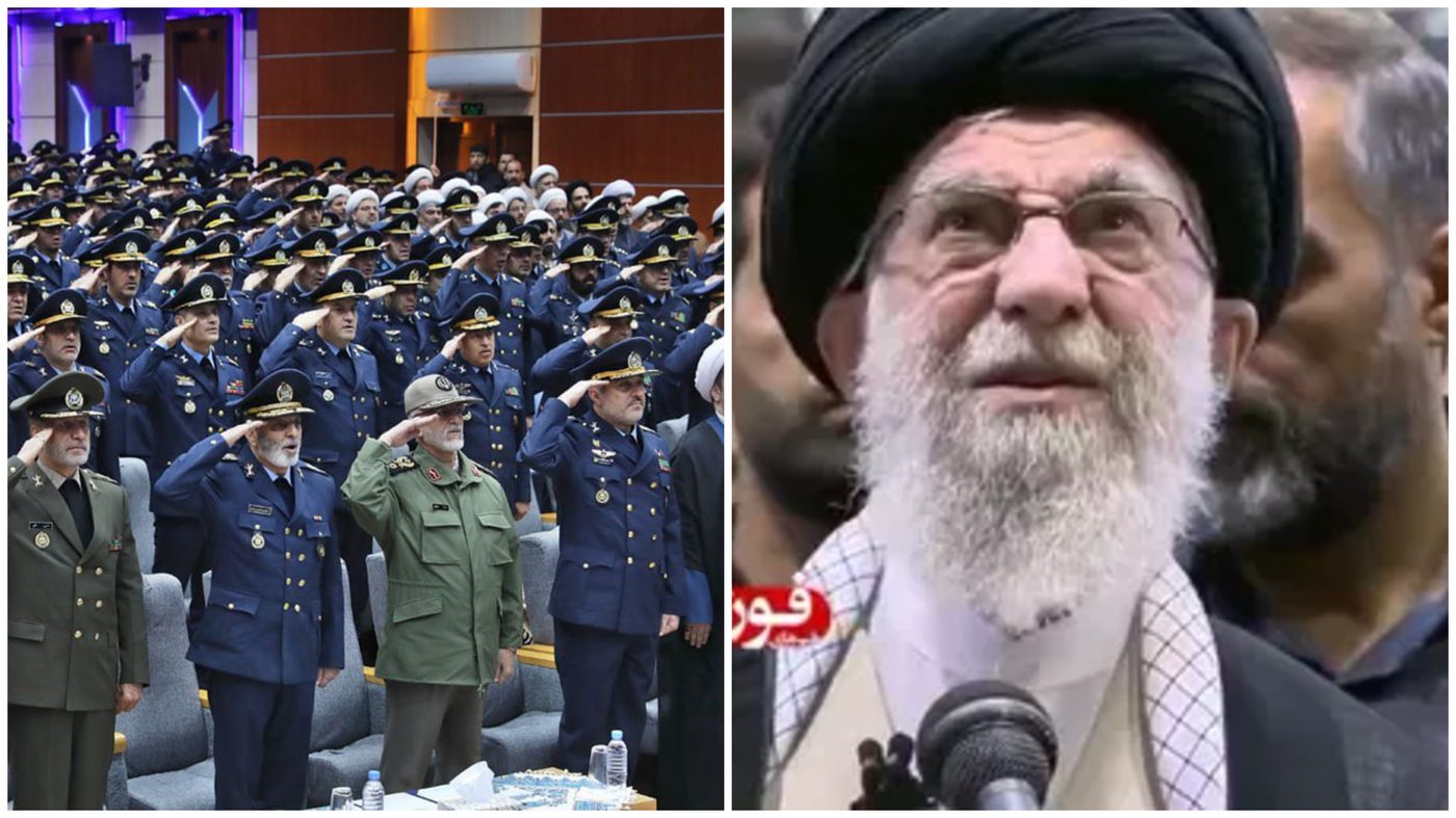 חמינאי - טקס חיל האוויר האיראני