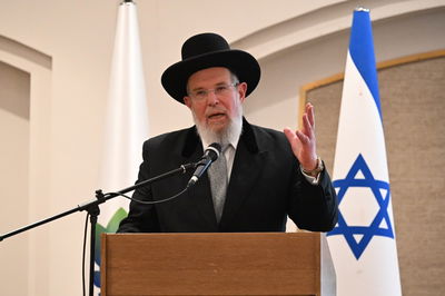 הרב הראשי בנאומו