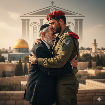 ההפתעה המרגשת: הלוחם פגש את אביו מחדש