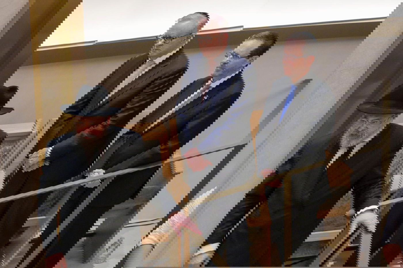 נשיא המדינה בטקס הזיכרון בבית חב"ד בונדי