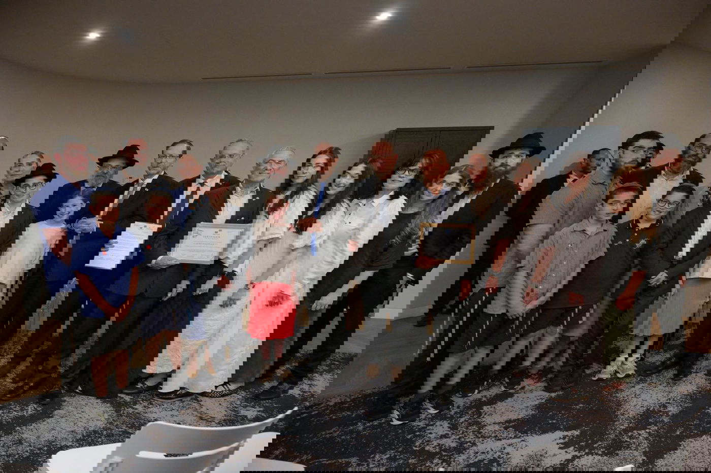 נשיא המדינה בטקס הזיכרון בבית חב"ד בונדי