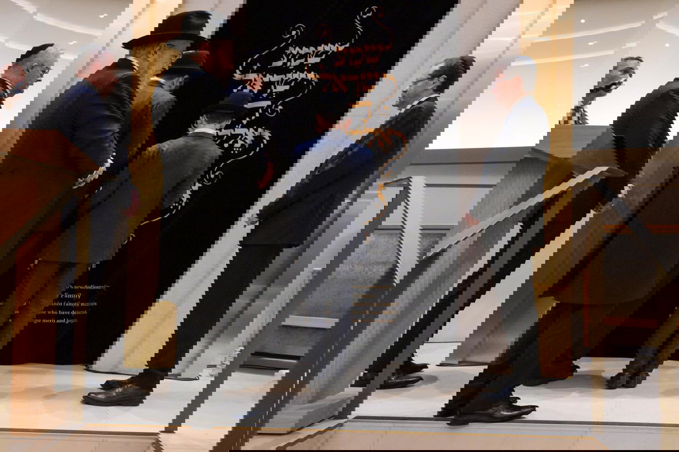 נשיא המדינה בטקס הזיכרון בבית חב"ד בונדי