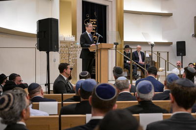 נשיא המדינה בטקס הזיכרון בבית חב"ד בונדי