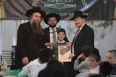 סיום ש"ס משניות ע"י ילדי חניכי הישיבות בתל ציון