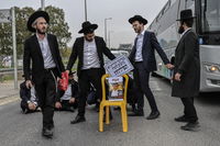 הפגנות הפלג נגד מעצר תלמידי ישיבות, אתמול