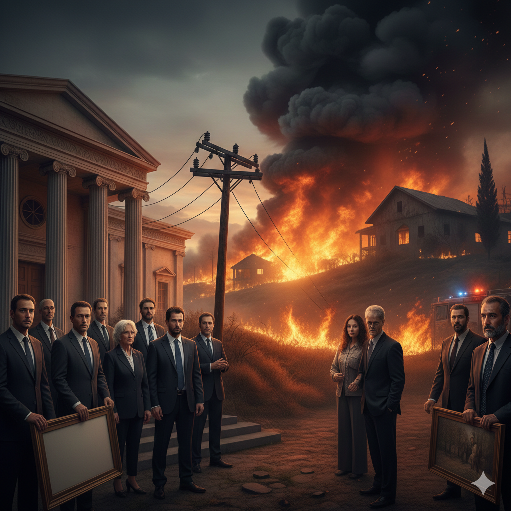 תביעת ענק נגד חברת חשמל בגלל שריפה