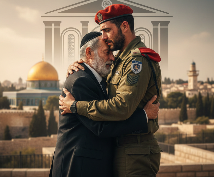 הברקת הרב סיימה 4 שנים של נתק משפחתי מר