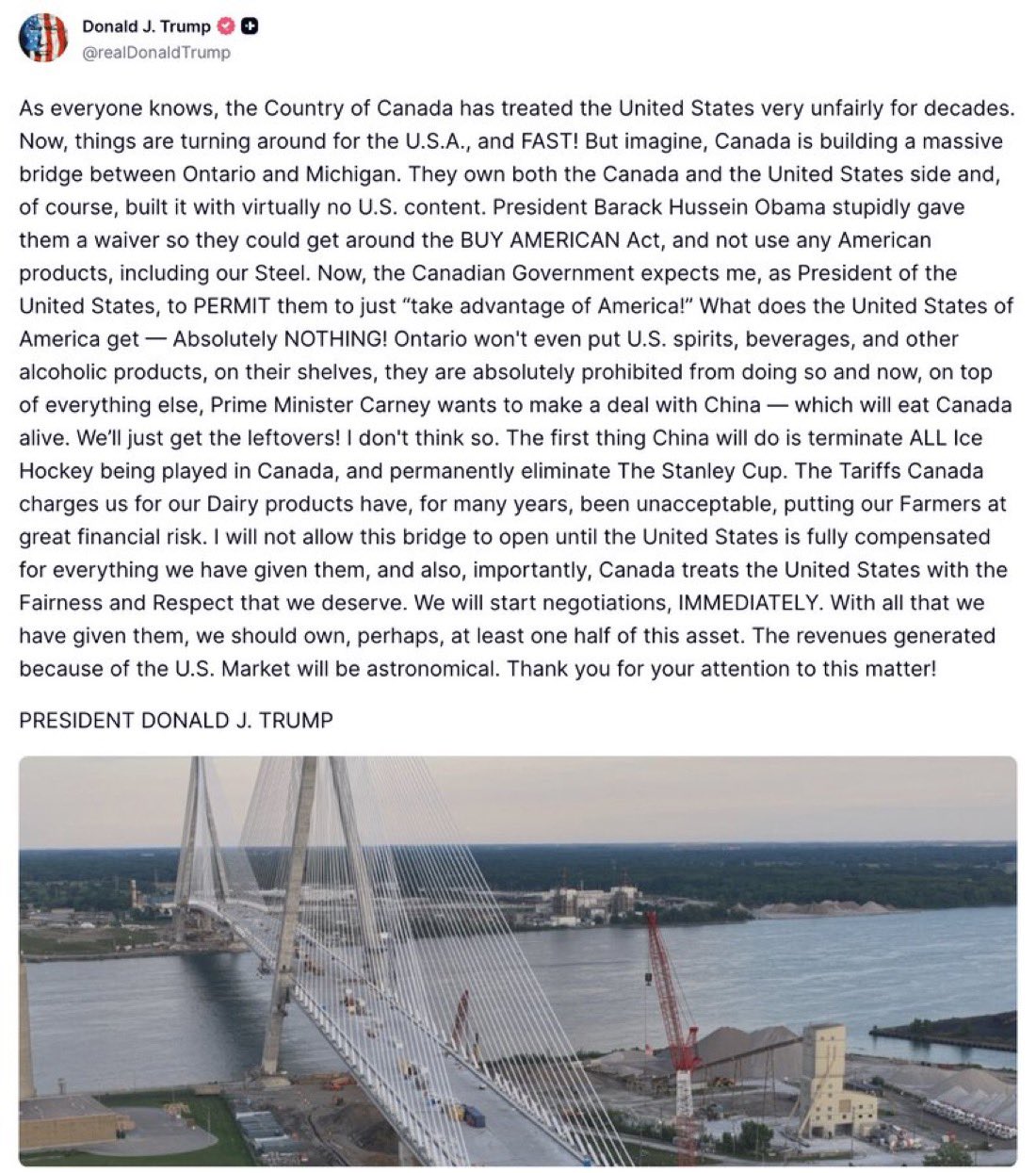 הציוץ של טרמאפ