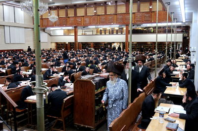 האדמו"ר מסאטמר בביקור בכולל