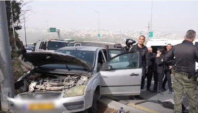 הותר לפרסום: הנהג שנתפס בתאונה בכניסה לירושלים היה מחבל נתעב