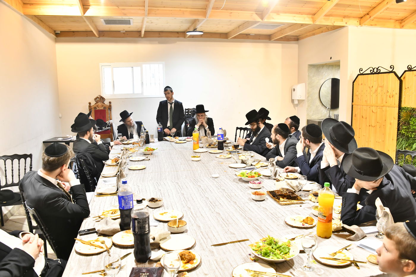 שמחת הברית לנין הגרמ"ש אדלשטיין ונכד הגרי"ש קנייבסקי