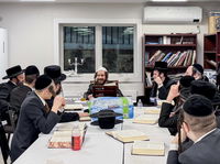 הרבי מקרעטשניף כפר אתא בביקור הוד בארה"ב