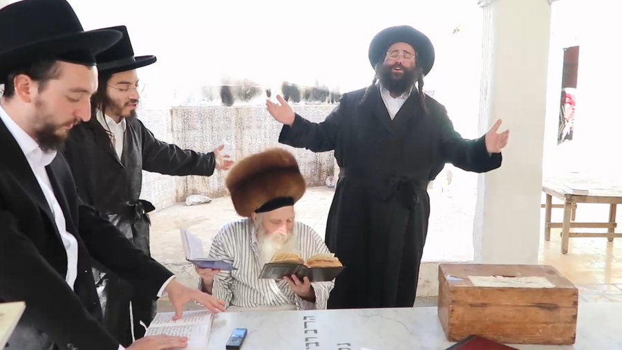 הגרי"מ מורנשטרן בביקור הוד במרוקו